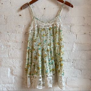 Free People Intimately Cream Lace Slip Dress